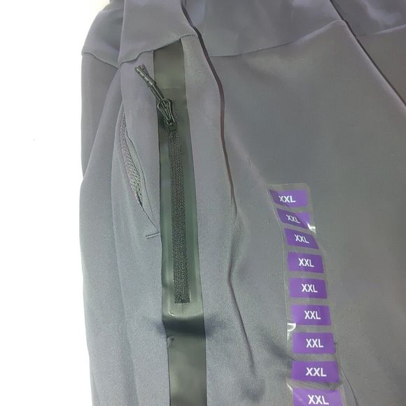 Tech Knit Pant Jogger Mens XXL Pockets Moisture Wicking Zipper Hem Member's Mark - Picture 2 of 5